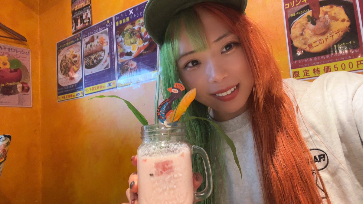 Mizm0ri's tweet image. スイカのラッシーはスイカの氷が入ってるから濃厚のままのめてゃうの🍉ｶﾝﾄﾞｰ

【超トロピカル】チョー気になる‼️ 

#ラシ活　#ラッシー　#RASOI