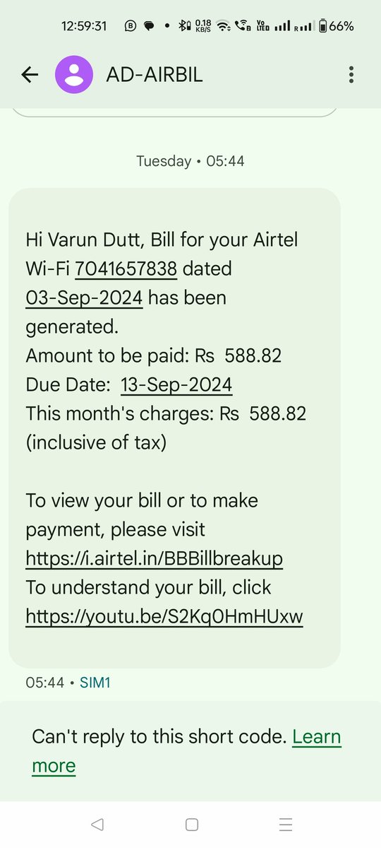 varun dutt rawal (@varunduttrawal) on Twitter photo my airtel xstream fiber id 7041657838
Dsl nub.014147369030
Airtel fibre ko 22 July ko Maine connection close kara diya tha but did mere pass mein message a raha hai aur bil is due how sep. Month bill all my fiber bill settle
<a href="/airtelindia/">airtel India</a> <a href="/Airtel_Presence/">Airtel Cares</a> <a href="/Airtel_Presence/">Airtel Cares</a> my airtel xstream fiber id 7041657838
Dsl nub.014147369030
Airtel fibre ko 22 July ko Maine connection close kara diya tha but did mere pass mein message a raha hai aur bil is due how sep. Month bill all my fiber bill settle
<a href="/airtelindia/">airtel India</a> <a href="/Airtel_Presence/">Airtel Cares</a> <a href="/Airtel_Presence/">Airtel Cares</a>