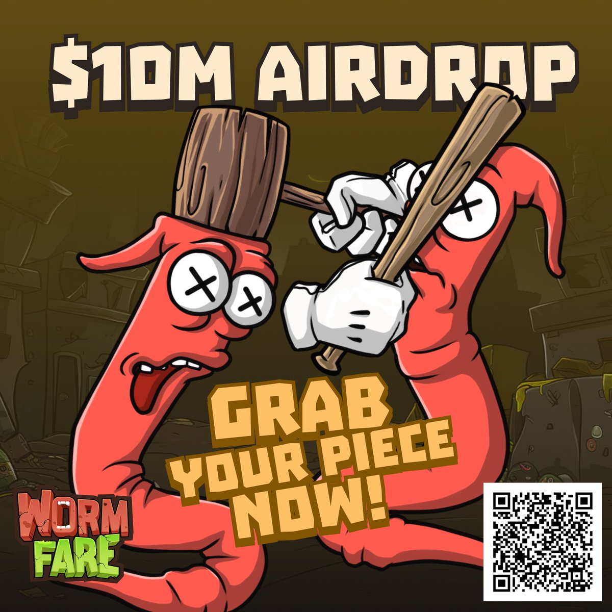 ⚠️ HURRY UP and GRAB your $10.000.000 airdrop share before I do!😉

app.wormfare.com/#/referral-cod…

#earn #wormup #wormfare