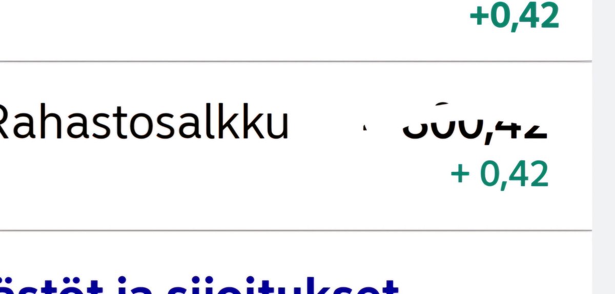 Mitäs, mitäs täällä tapahtuu... mun korkorahasto näyttää yhtäkkiä oudon väriseltä 😲
#sijoittaminen