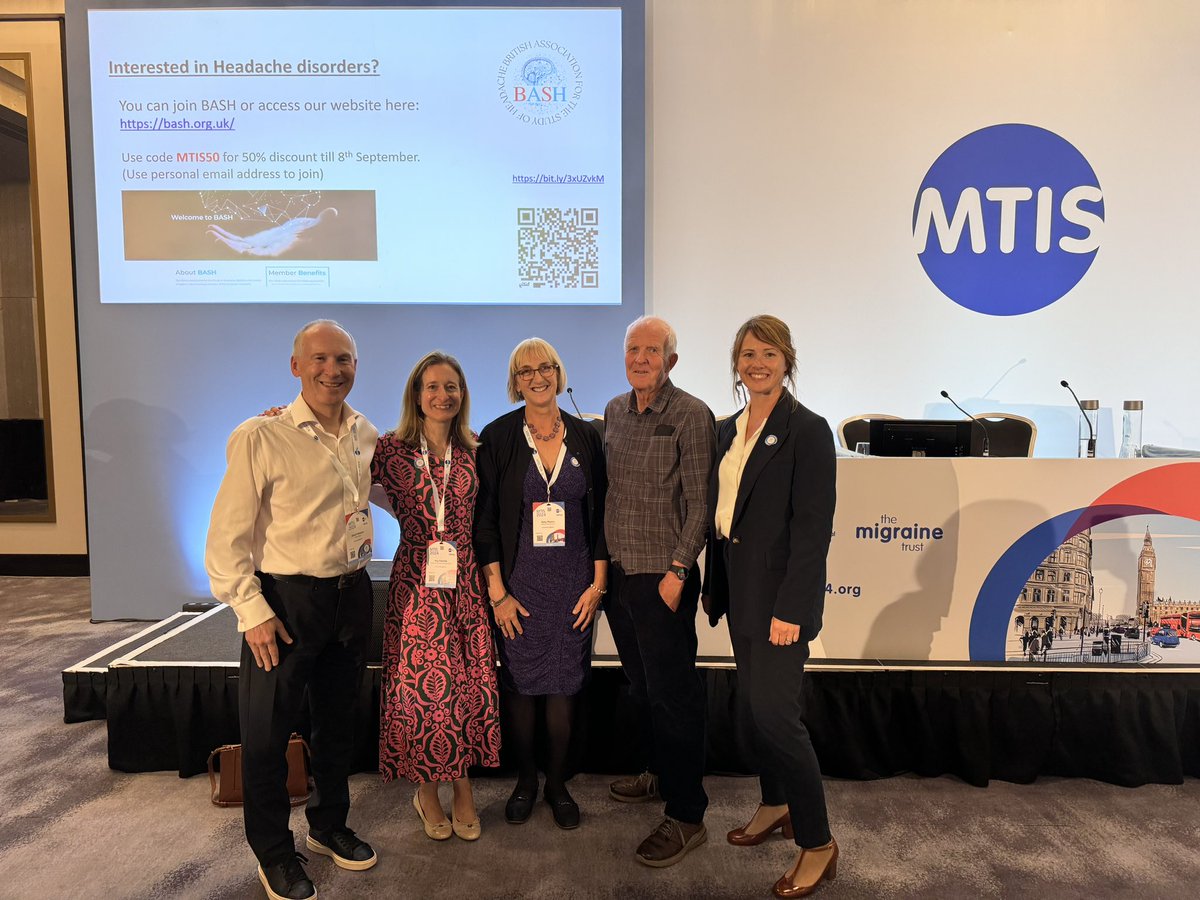 A great afternoon’s teaching from members BASH’s GP group @ MTIS 👏 We had an up-date on #migraine in children from <a href="/KatyMunro1/">Katy Munro</a>  #migraine in women from <a href="/drrebeccawalker/">Becky</a> CGRP treatment for primary care from <a href="/davidpbwatson/">David Watson</a> and managing headache in 10 minutes with Dr David Kernick