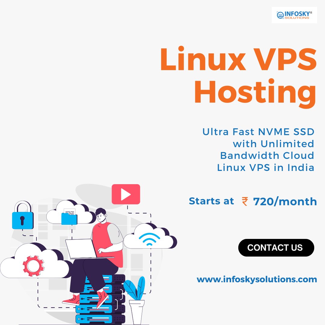 infoskysolution's tweet image. Linux VPS Hosting!
Our VPS Hosting Plan is designed with a high-configuration server.
Learn more: infoskysolutions.com/linux-vps-host…
#vpshosting #hosting #linuxvpshosting #infoskysolutions