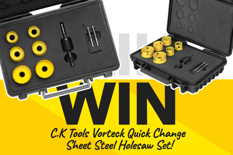 proelectrician's tweet image. GIVEAWAY 📣 Get Your Hands on a C.K Tools Vorteck Quick Change Sheet Steel Holesaw Set!

🛠 Enter the FREE prize draw for your chance to WIN - bit.ly/3XbK2FI 

@CK_Tools #giveaway #prizedraw #holesaw #holesawset #tools #handtools #electriciantools