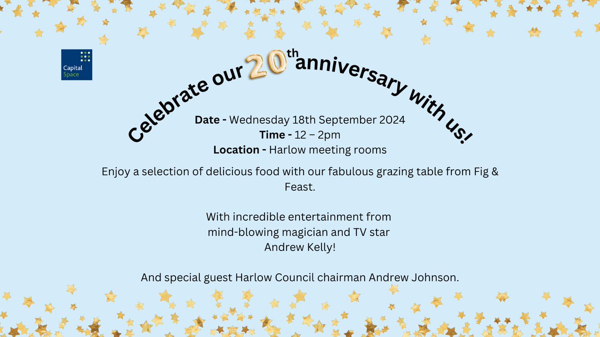 Join us for a spectacular 20th Anniversary celebration on 18th Sept 2024 from 12-2pm! Delicious food, entertainment, and warm vibes await you! 🎉✨