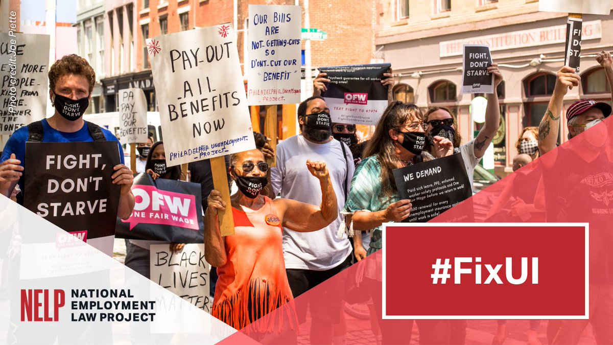 NelpNews's tweet image. Policymakers must act to #FixUI so anyone who is out of work can sustain themselves + their families as they seek a new job. Congress can start by passing the UI Modernization and Recession Readiness Act sponsored by @RonWyden, @SenatorBennet, + @RepDonBeyer.