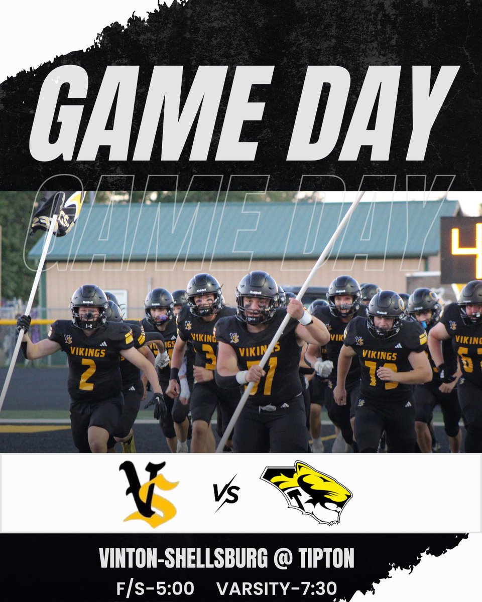 GAMEDAY! VS @ Tipton! #BreakTheMold #ComeWatchUsPlay

Poster made by Vinton-Shellsburg Students: Addy Phippen (one of our managers),Addy Chvala, and Josie Siems! Great work!