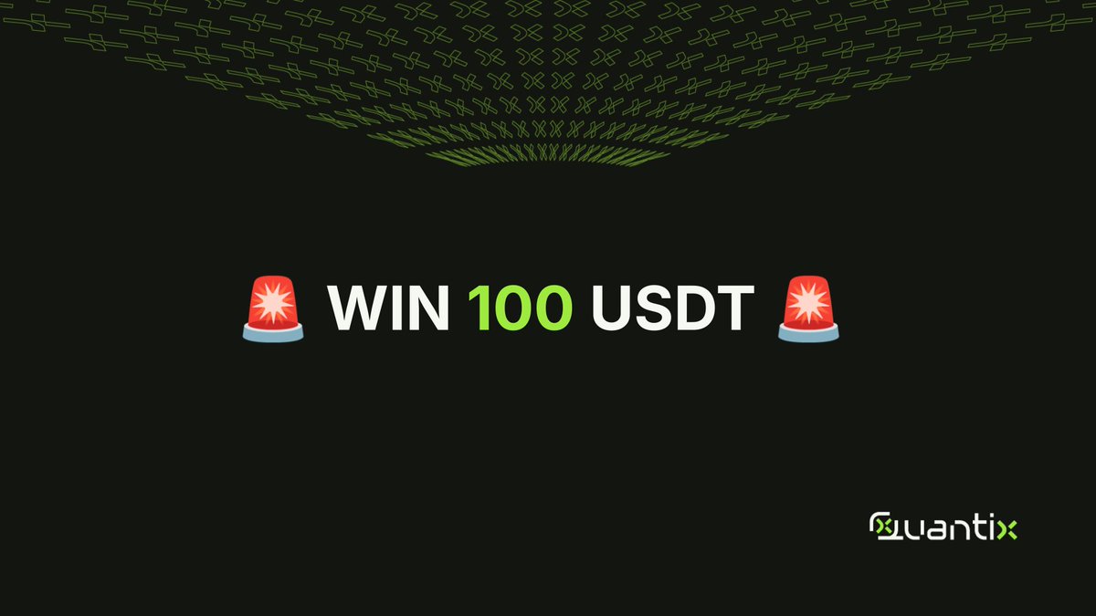 quantixnft's tweet image. 🚨🚨 Epic News🚨🚨
In celebration of our new brand launch, we&apos;re giving away USDT 100 to members of our amazing Quantizer community!

All you have to do is continue to spread the love:  
1️⃣ Make sure to follow @Quantixnft on X and Discord
2️⃣ Like and Retweet the pinned Quantix…