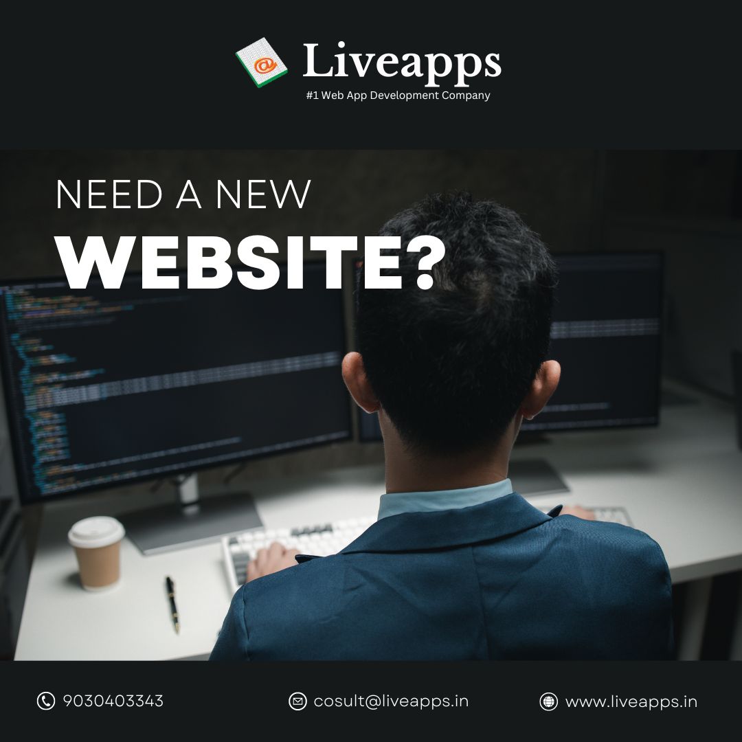 liveapps4's tweet image. Need a website - Web Solutions, Web &amp;amp; Mobile Apps Innovation, E-commerce Marvels, Digital Marketing Mastery, IT Consultation.
#NeedAWebsite #WebsiteDesign #BuildMyWebsite #WebDevelopment #OnlinePresence #WebDesign #WebsiteHelp #CreateAWebsite #WebDesignServices #DigitalMarketing