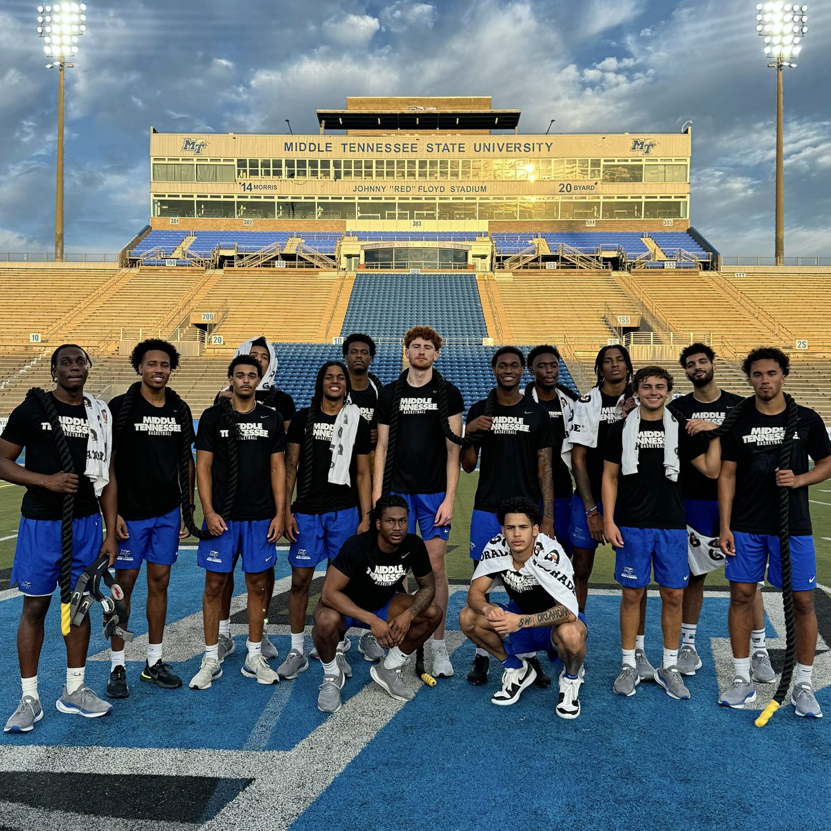 MTCoachNick's tweet image. Finished the week with a morning workout at Floyd Stadium! Supporting our ROTC, local law enforcement, and first responders during 9/11 week. Thank you for what you do for us all!