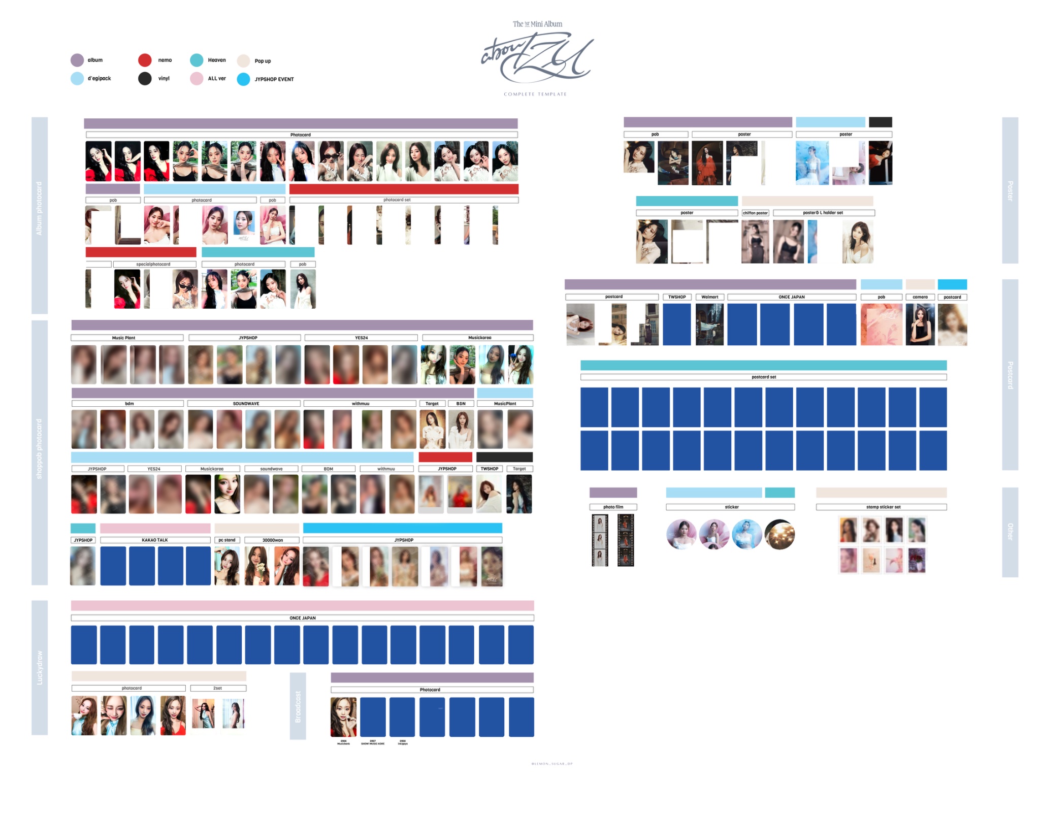 TWICE ツウィ abouTZU トレカ 14枚の通販 by よう's shop｜ラクマ