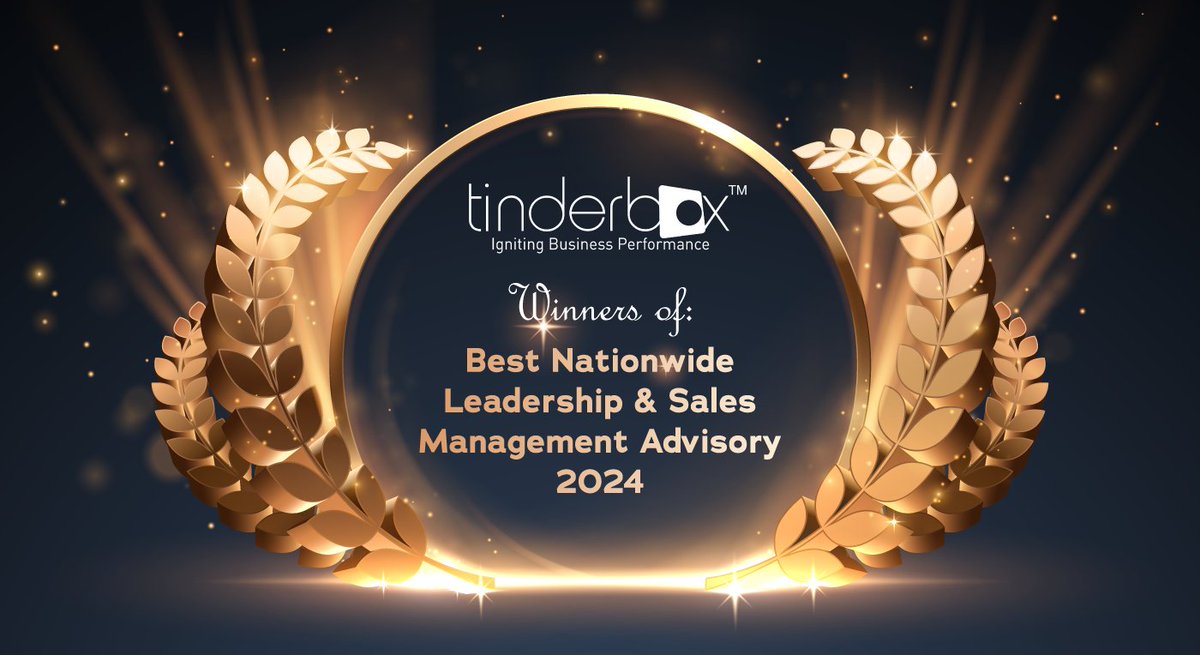 Tinderbox has done it again!

We are pleased to announce we have been awarded 'Best Nationwide Leadership &amp; Sales Management Advisory 2024' by SME News!

#smesupport #awards #businessdevelopment #smeuk