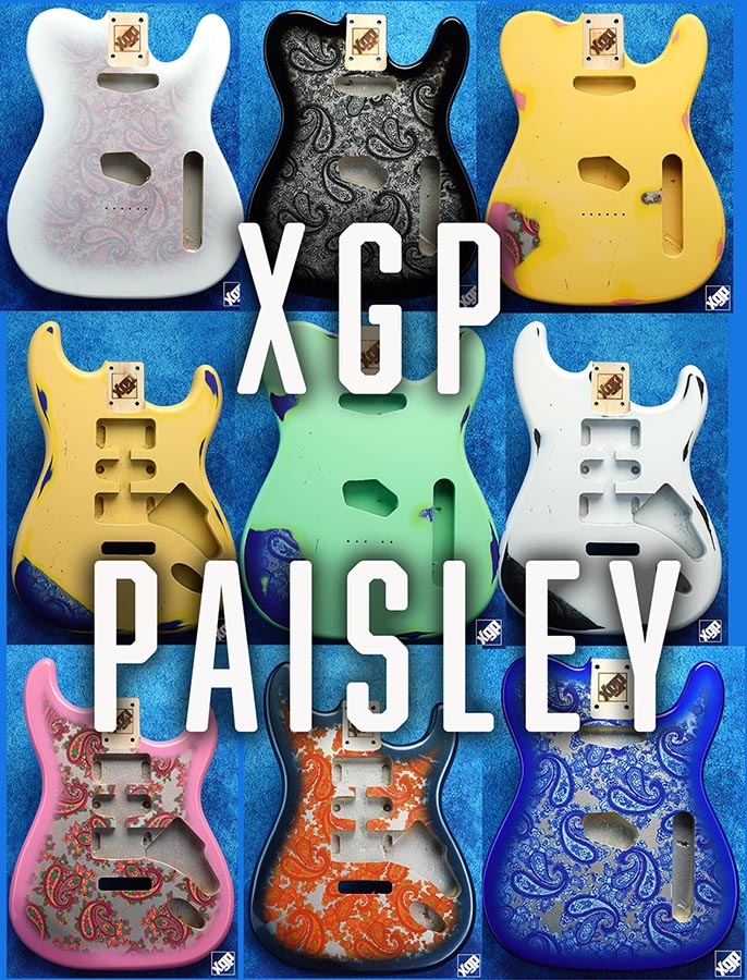 Paisley Bodies are HERE!
guitarfetish.com/XGP-USA-Spec-P…...
Choose your Finish, Choose your Style!
Amazing value and Introductory Sale priced at $30 Off!
These will sell out in DAYS!