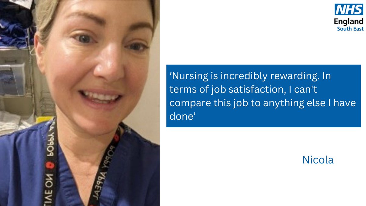 NHSE Workforce, Training and Education β SE (@nhshee_seast) on Twitter photo Nicola is an adult nursing student at <a href="/UoP_Nursing/">University of Portsmouth Nursing</a>.
Nursing degree places are available through #Clearing2024 at a South East university.
Search health careers.
healthcareers.nhs.uk Nicola is an adult nursing student at <a href="/UoP_Nursing/">University of Portsmouth Nursing</a>.
Nursing degree places are available through #Clearing2024 at a South East university.
Search health careers.
healthcareers.nhs.uk