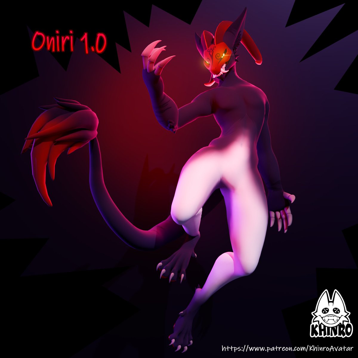 Khinro_Avatar's tweet photo. Hey all ! Oniri is finaly up to grab at Fuzzy tier ! Thank you all for your amazing support ! 
Check the comments for more info

-
You can get Oniri and my others avatar on my Patreon page: https://t.co/2WVmPEqHfl

#VRChat #vrchatfurry #furry #vrchatavatar #furryfandom #furry3d https://t.co/nFNBysERHZ