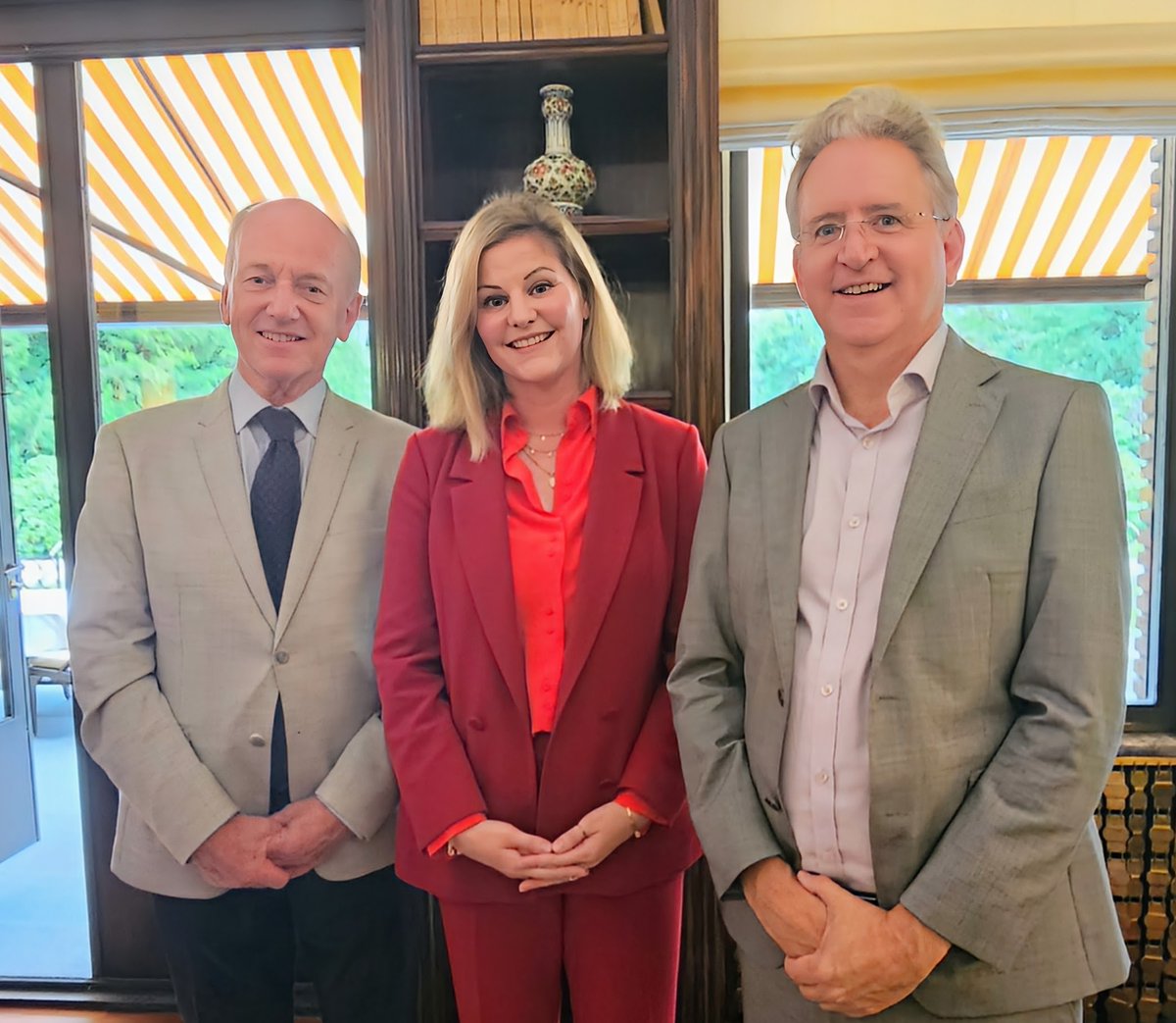 Canada in NL (@canembnl) on Twitter photo Ambassador <a href="/AdsettHugh/">Hugh Adsett</a> hosted a farewell for former Minister <a href="/LSchreinemacher/">Liesje Schreinemacher</a>, celebrating her contributions to the Canada-EU Comprehensive Economic and Trade Agreement. In a contested world, free trade amongst 🇨🇦 🇳🇱 friends is crucial for economic security. Best wishes! #CETA Ambassador <a href="/AdsettHugh/">Hugh Adsett</a> hosted a farewell for former Minister <a href="/LSchreinemacher/">Liesje Schreinemacher</a>, celebrating her contributions to the Canada-EU Comprehensive Economic and Trade Agreement. In a contested world, free trade amongst 🇨🇦 🇳🇱 friends is crucial for economic security. Best wishes! #CETA
