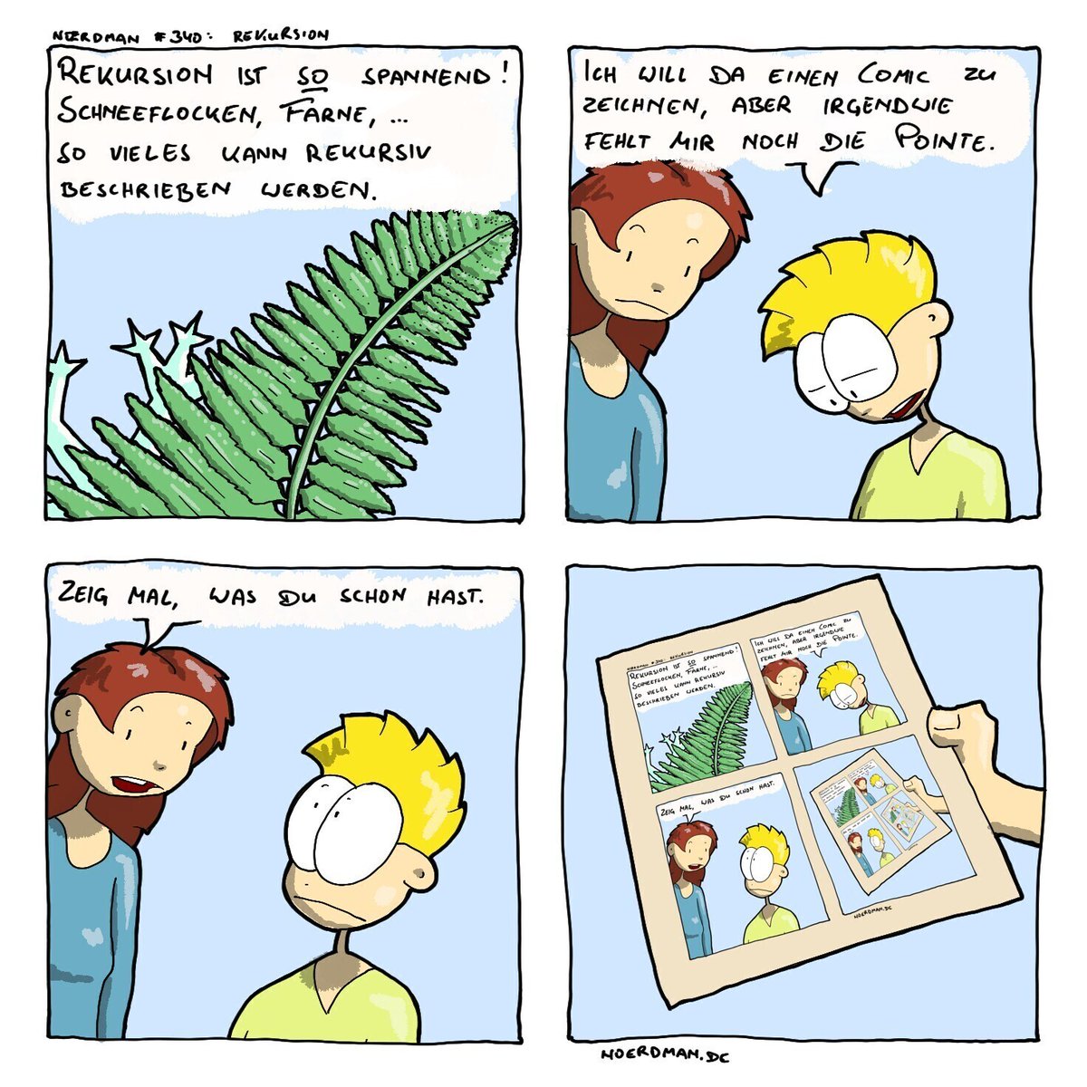 Rolf_Drechsler's tweet image. #Rekursion ist so spannend!

#noerdman @agra_uni_bremen #Informatik @DFKI @JungeGi @informatikradar @noerdman