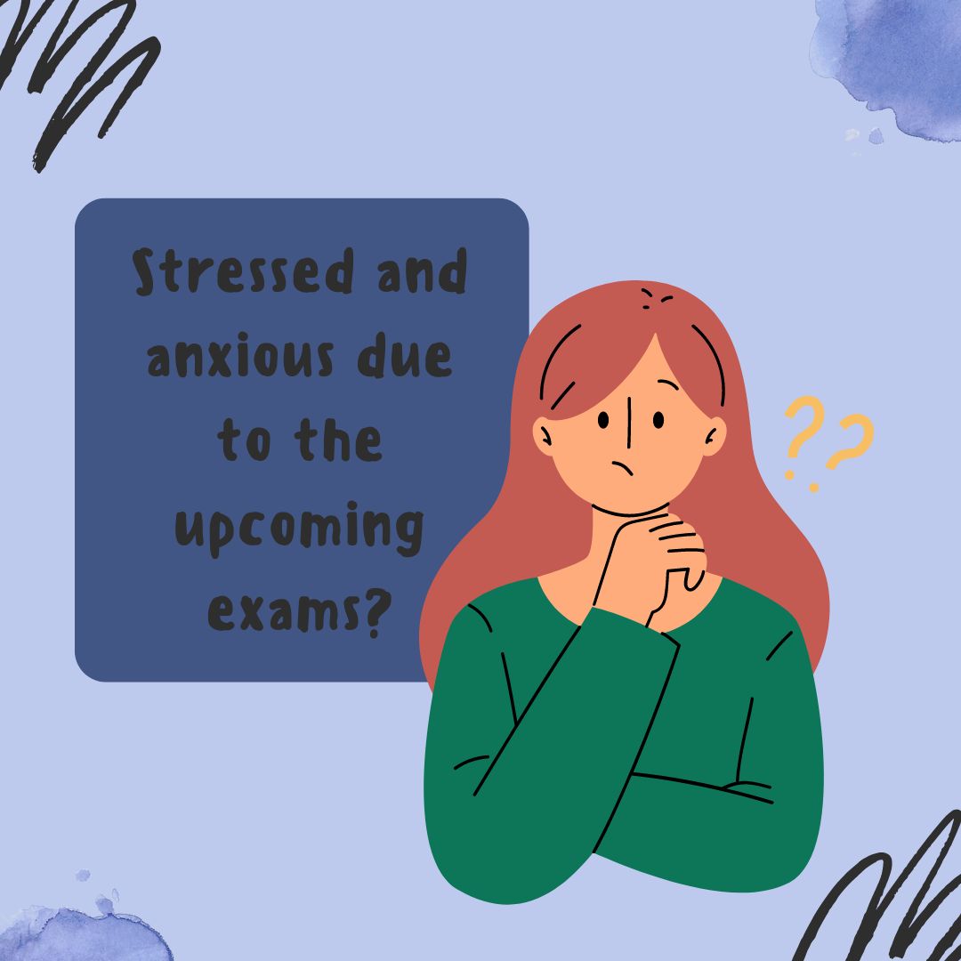 "Exams test your memory, not your worth. Take a deep breath—you’ve got this!"

 Are you stressed and anxious due to the upcoming exams? This overwhelming feeling, known as exam anxiety, is a common experience for many students.
