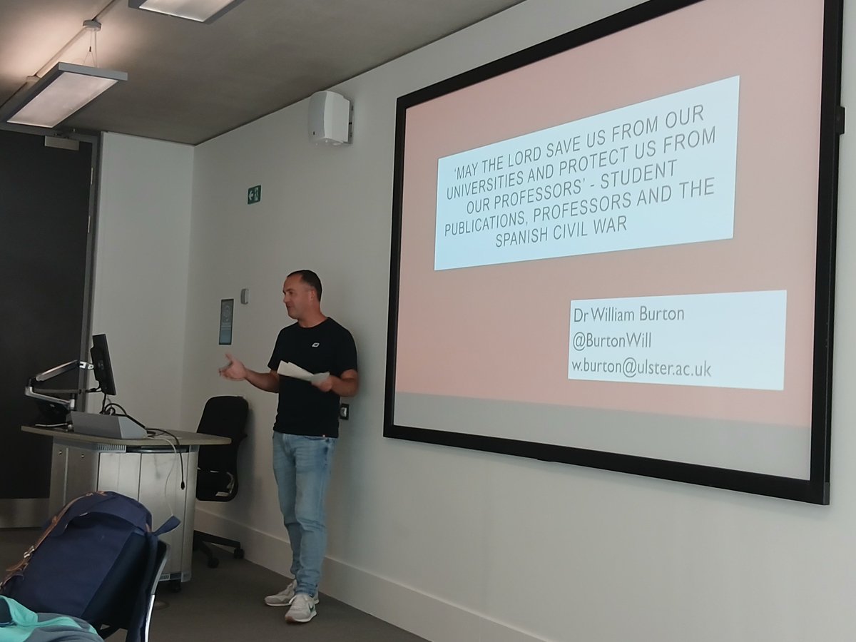 Dr William Burton (@burtonwill) on Twitter photo Thanks very much for having me for my first conference delivering a paper. Thoroughly enjoyed presenting my research and hearing plenty of excellent papers/research #Meccsa2024 <a href="/UlsterUni/">Ulster University</a> Thanks very much for having me for my first conference delivering a paper. Thoroughly enjoyed presenting my research and hearing plenty of excellent papers/research #Meccsa2024 <a href="/UlsterUni/">Ulster University</a>