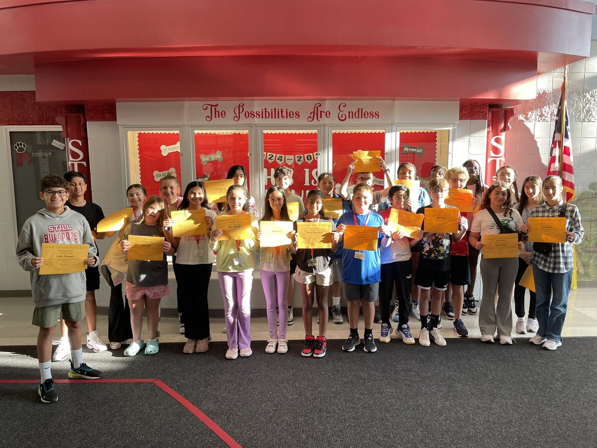 Our first “Paws”itive Referral Recipients of the school year! Thank you for demonstrating our. Ire values of Spirit, Community, and Excellence!!!