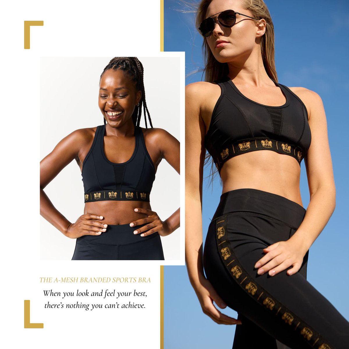 There’s nothing you can’t achieve when you look and feel your best. 🖤✨

The A-Mesh Sports Bra offers a perfect fit, enhancing curves with exceptional comfort.

Get the A-fit: aaasportsbrand.com

#TheBlackandGoldCollection #AspiretoHigher #BlackisthenewGold #BlackOwned