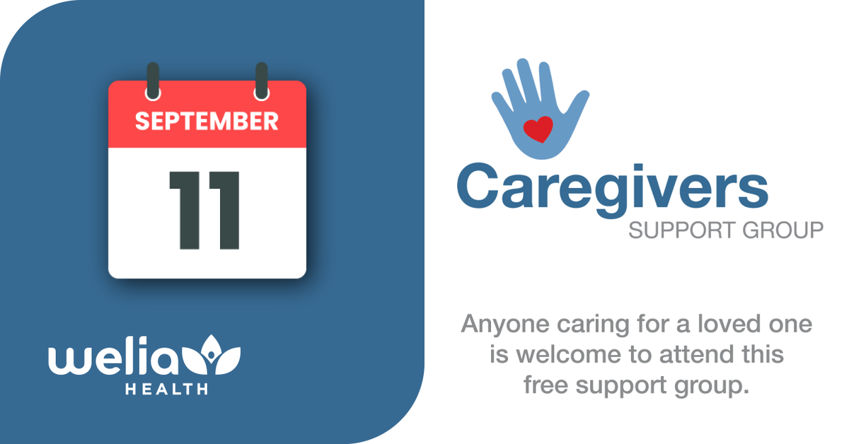🌟 Join us for the Caregivers Support Group at Welia Health on September 11 from 1–2 PM. All are welcome, and there’s no charge. Learn more here: ow.ly/Wq9l50TfjXF. 

💙 #CaregiversSupport #WelliaHealth