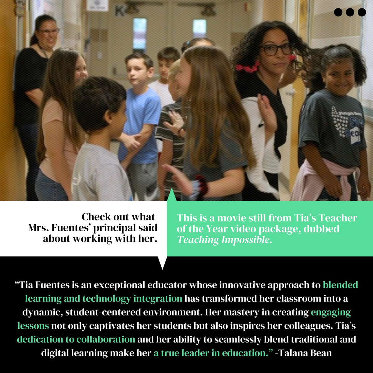 hebisd's tweet image. She is one of HEB ISD’s most dynamic and forward-thinking educators. Give it up for Mrs. Tia Fuentes – Our 2024 District Elementary Teacher of the Year! #hebisdpeople