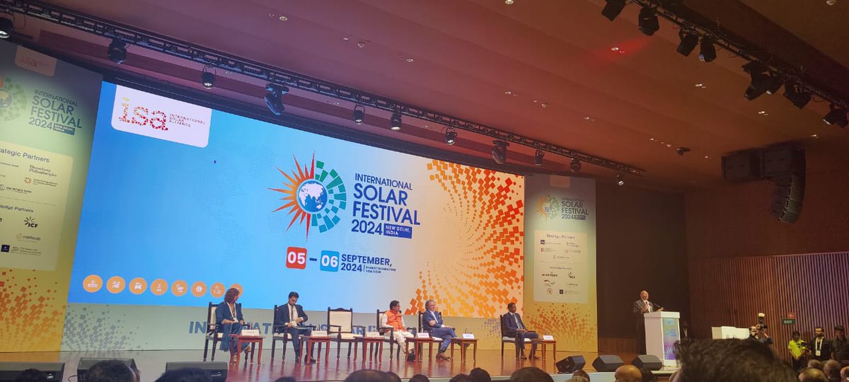 the International on the Solar Festival in New Delhi, Sept 5-6. Experience their is latest developments in their solar energy and their network with their key players! #SolarFestival2024