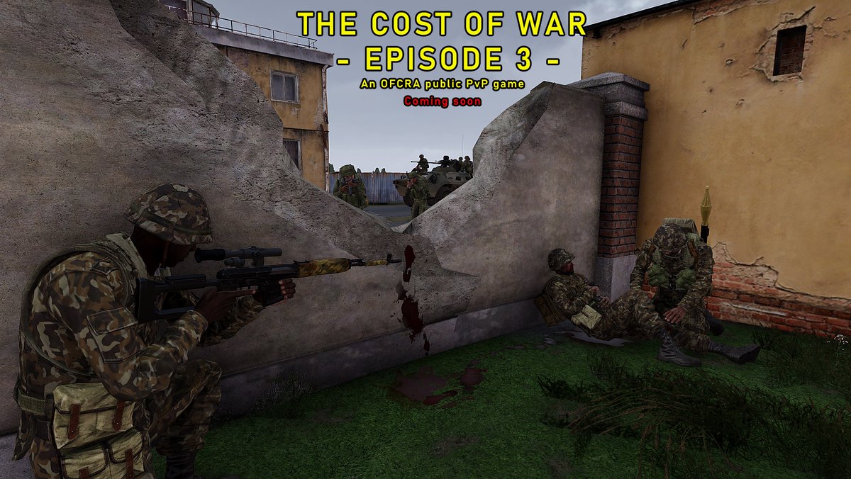 Join us on Thursday September 12 for a big #TvT #arma3 missions, the Cost of War ep.03 !
Informations: ofcrav2.org/forum/index.ph…
Registration: discord.gg/bWtGS7N
<a href="/ArmaPlatform/">Arma Platform</a>