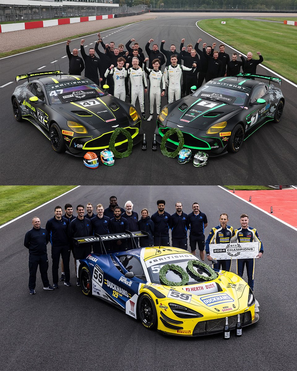 There might still be two races left but our GT4 Teams' and GT3 Silver-Am champions are already crowned thanks to Forsetti and Balfe/Smalley's dominant seasons.

Big ups to both!