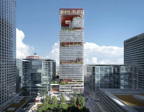 I spoke to the architect redesigning the HSBC Tower as the tenants move out

The plans:
🏗️ cut chunks out of some floors to add terraces
🌬️ add an ingenious natural ventilation system
🏙️ flats, hotels &amp; restaurants alongside offices

Could it be a model for other empty offices?