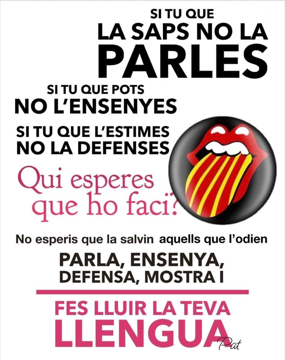 El que està clar, és que ningú ens farà la feina #AccióPelCatalà