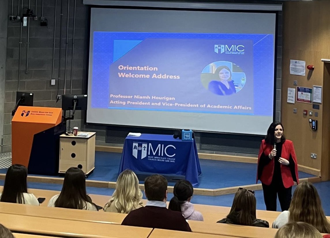 Prof. Niamh Hourigan (@niamhhourigan1) on Twitter photo Our campus is not the same without our undergraduate students. So great to welcome all our new first years to <a href="/MICLimerick/">Mary Immaculate College (MIC)</a> and Thurles campuses this week! Our campus is not the same without our undergraduate students. So great to welcome all our new first years to <a href="/MICLimerick/">Mary Immaculate College (MIC)</a> and Thurles campuses this week!