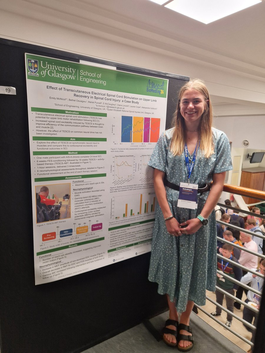 I've had a fantastic week attending both the IFESS and BioMedEng conferences, and I'm delighted to share that I was awarded the best poster prize at IFESS!🙌 🎉 Grateful for the knowledge shared and the networking opportunities- looking forward to applying what I've learned! 💡