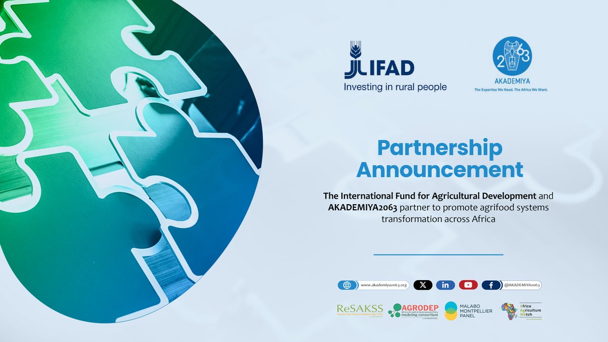 jcniyomugabo's tweet image. Yesterday, at the margins of #AFSForum2024 in Kigali, Rwanda, @IFAD and @AKADEMIYA2063 signed a Memorandum of Understanding (MoU) to collaborate on promoting evidence-based policymaking, implementation, monitoring, and evaluation of Africa agrifood system #transformation.

The…