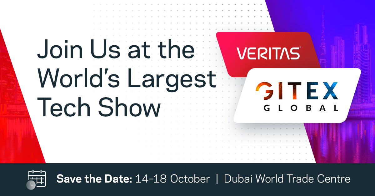 Get ready for #GITEX 2024! Explore how our AI-powered solutions ensure your applications are resilient and your data remains protected, compliant, and recoverable. Don't miss out – secure your spot today! Register now: vrt.as/3RK7fhg