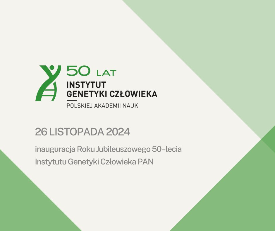 Z dumą ogłaszamy inaugurację Roku Jubileuszowego 50-lecia naszego Instytutu. Przez cały nadchodzący rok będą odbywać się różnorodne wydarzenia i inicjatywy, na które już teraz serdecznie Państwa zapraszamy.

Śledźcie nasze kanały, aby być na bieżąco z nadchodzącymi inicjatywami!