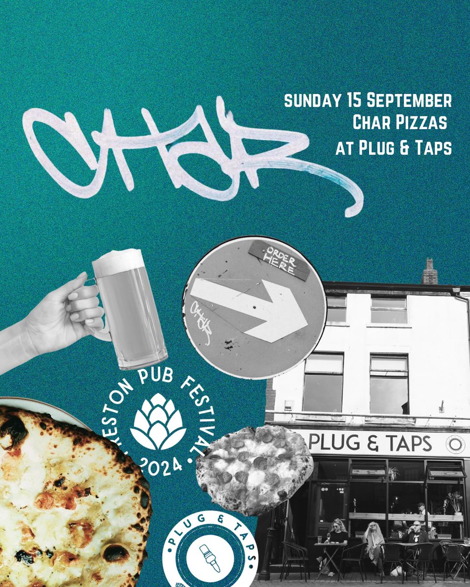 Char Pizzas back at Plug &amp; Taps for one day only on Pub Fest Sunday!