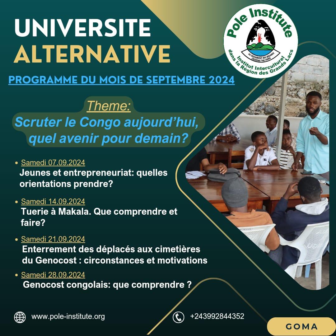 Pole Institute (@poleinstitute) on Twitter photo #UniversitéAlternative. Prenons rendez-vous. <a href="/BROT_furdiewelt/">Brot für die Welt</a> <a href="/phidiasenge/">Phidias A. Senge-Milemba</a> <a href="/kaluwing/">KALUBI UWINGABE JOSEPHA</a> @As00blDyjap <a href="/c_kayser/">Christiane Kayser</a> <a href="/GaarjOrg/">GAARJ_Org</a> <a href="/NeneMorisho/">Nene Morisho</a> #UniversitéAlternative. Prenons rendez-vous. <a href="/BROT_furdiewelt/">Brot für die Welt</a> <a href="/phidiasenge/">Phidias A. Senge-Milemba</a> <a href="/kaluwing/">KALUBI UWINGABE JOSEPHA</a> @As00blDyjap <a href="/c_kayser/">Christiane Kayser</a> <a href="/GaarjOrg/">GAARJ_Org</a> <a href="/NeneMorisho/">Nene Morisho</a>