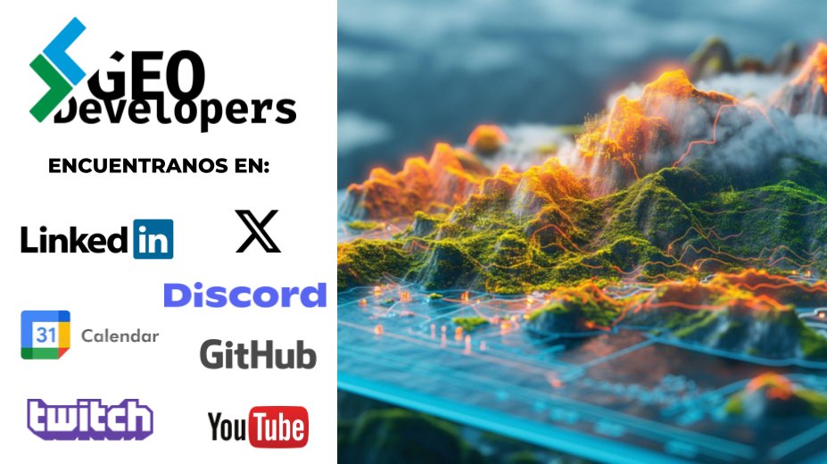 geo_developers's tweet image. Estamos en:
- Discord: discord.gg/tP2HSxvq
- LinkedIn: linkedin.com/company/geo-de…
- YouTube: youtube.com/geo-developers
- Twitch: twitch.tv/geo_developers
- GitHub: github.com/geo-developers
- Calendario (ICS): calendar.google.com/calendar/ical/…
- Más: docs.google.com/document/d/1XA…