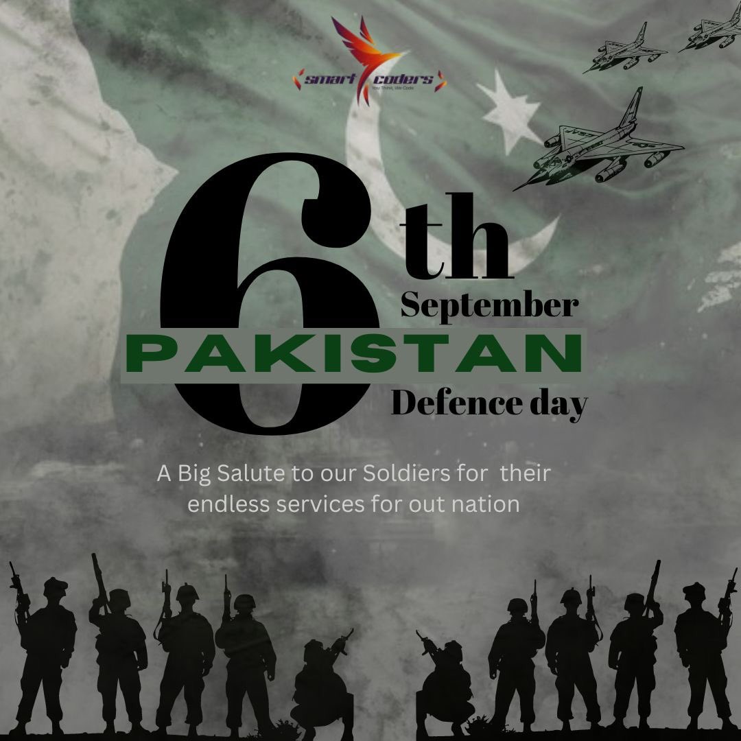 smartcoders_smc's tweet image. Never ever give up on your land, dreams, prosperity.
~Smart Coders
#pakistan #6september #defenceday #land #prosperity #dream #smartcoders #smc #smartcoders #business