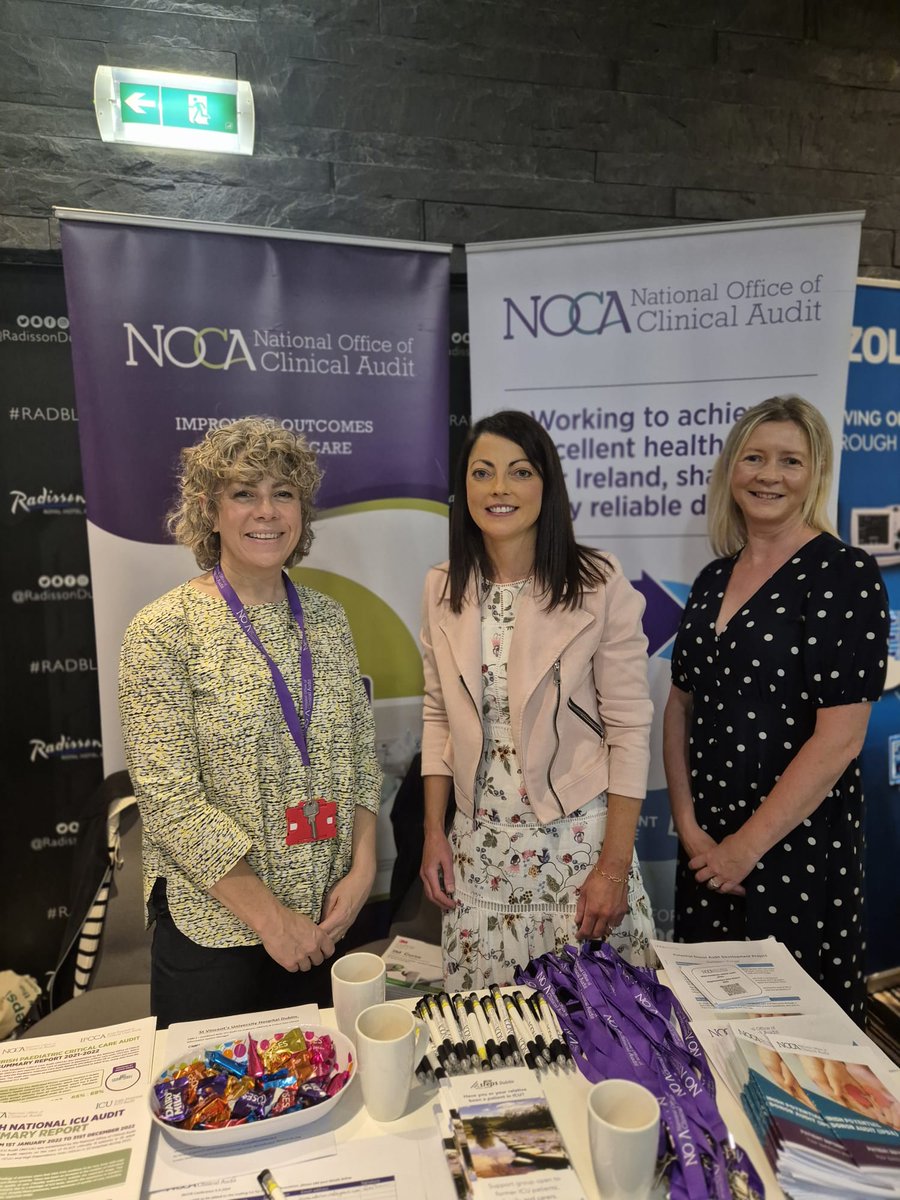Come visit our Potential Donor Audit Team from <a href="/noca_irl/">National Office of Clinical Audit</a> Dr Maria Kehoe, Maria Messitt and Breda Doyle ODNM CUH today at the <a href="/IACCN_/">IACCN</a> Conference  #iaccn