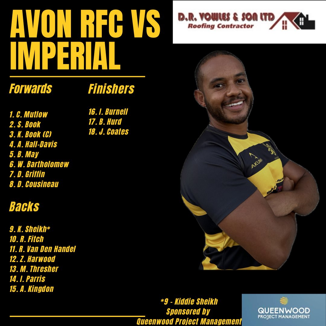 ⚫️🟡 SQUAD🟡⚫️

Our team to face Imperial RFC at home tomorrow in the 24/25 season curtain raiser.

Good luck lads!

#blackandyellow