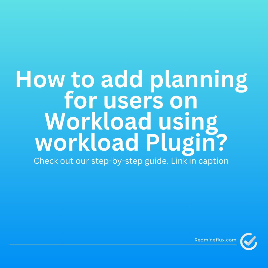 GyataGpt's tweet image. Need to plan tasks for your team? 📝 Our guide walks you through adding planning for users on the Workload Dashboard. Visit for the full tutorial: kopyst.com/documents/how-… #Redmineflux #ProjectManagement #HowToGuide #RedminePlugin