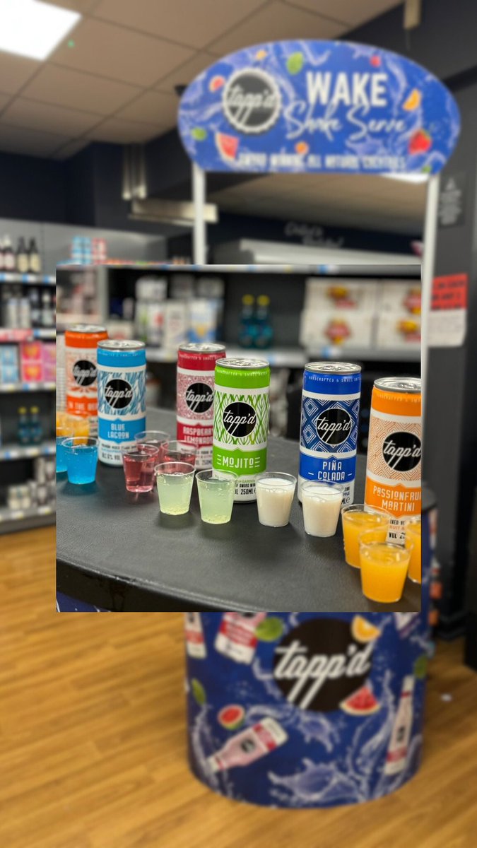 Who doesn’t love free samples whilst you’re shopping 🍹#coop #morrisons #tappd #cocktails