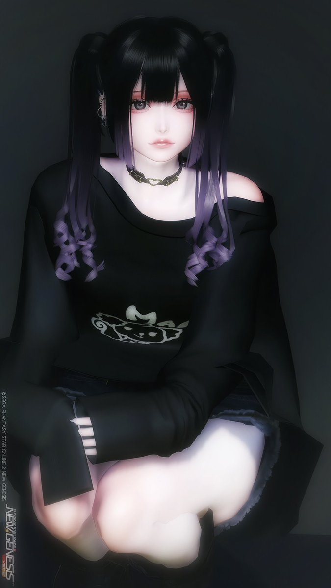 Luna_NGS_sub's tweet image. 私の作ったT2の中でも気に入ってるキャラクリなんだけど全部同じキャラなのが辛い🥹