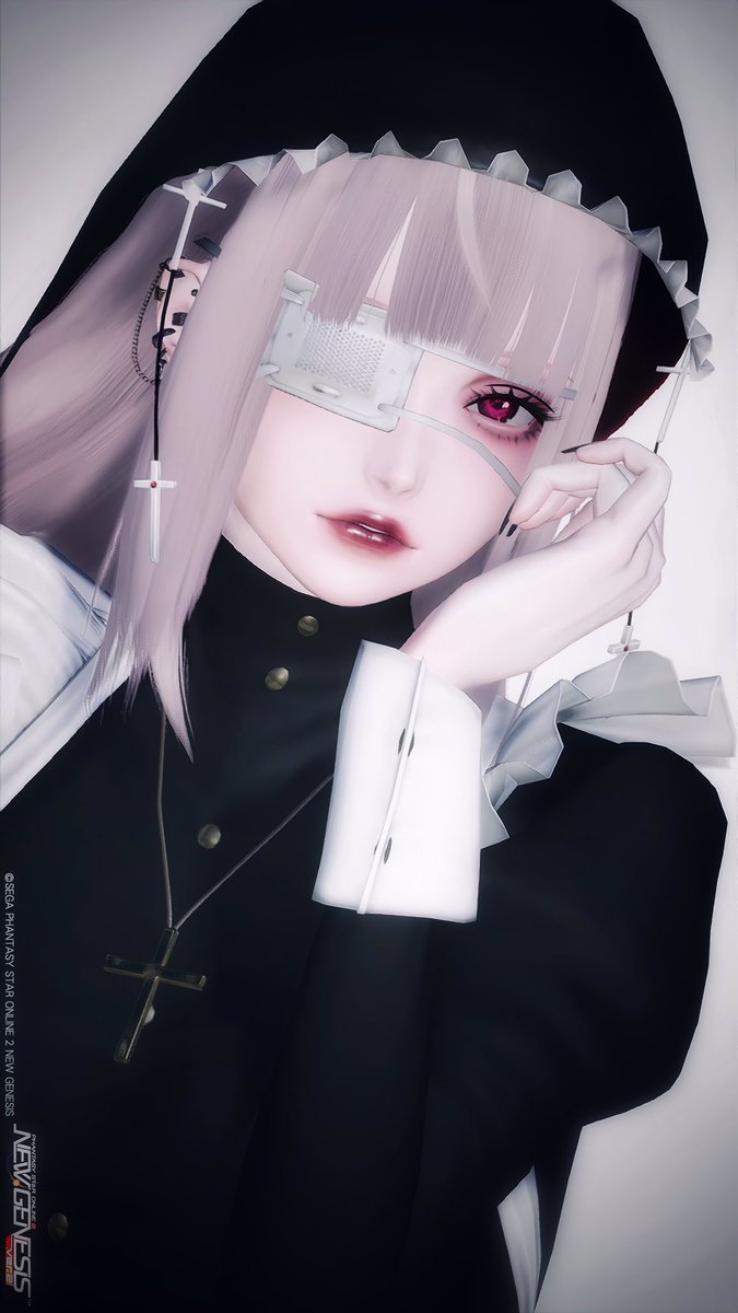 Luna_NGS_sub's tweet image. 私の作ったT2の中でも気に入ってるキャラクリなんだけど全部同じキャラなのが辛い🥹