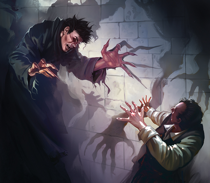 Black_Chantry's tweet photo. Haunting preview art by Anastasiia Horbunova for a new Vampire: The Eternal Struggle card, shown in the latest VEKN newsletter: https://t.co/byzBhTSL7H #vtes #vamily #vekn #lasombra #worldofdarkness https://t.co/sWMXzf1ZZF