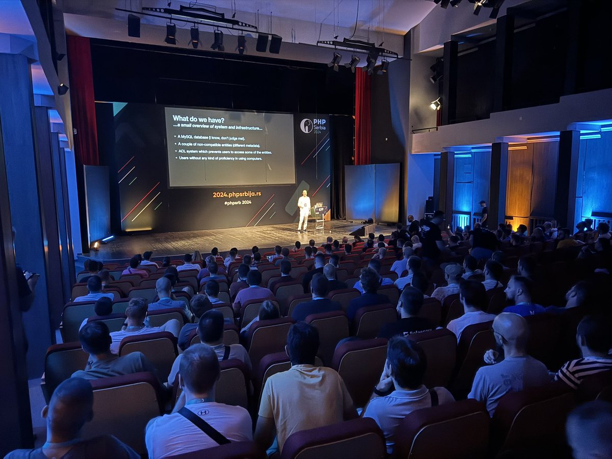 PHP Serbia (@phpsrbija) on Twitter photo Think writing a compiler is only for low-level languages? 🤔 Think again! <a href="/TheCelavi/">Nikola Svitlica</a> will show you “How and why to write your own compiler” even in PHP, at PHP Serbia 2024.
#phpsrb #PHP #Compiler #conference Think writing a compiler is only for low-level languages? 🤔 Think again! <a href="/TheCelavi/">Nikola Svitlica</a> will show you “How and why to write your own compiler” even in PHP, at PHP Serbia 2024.
#phpsrb #PHP #Compiler #conference