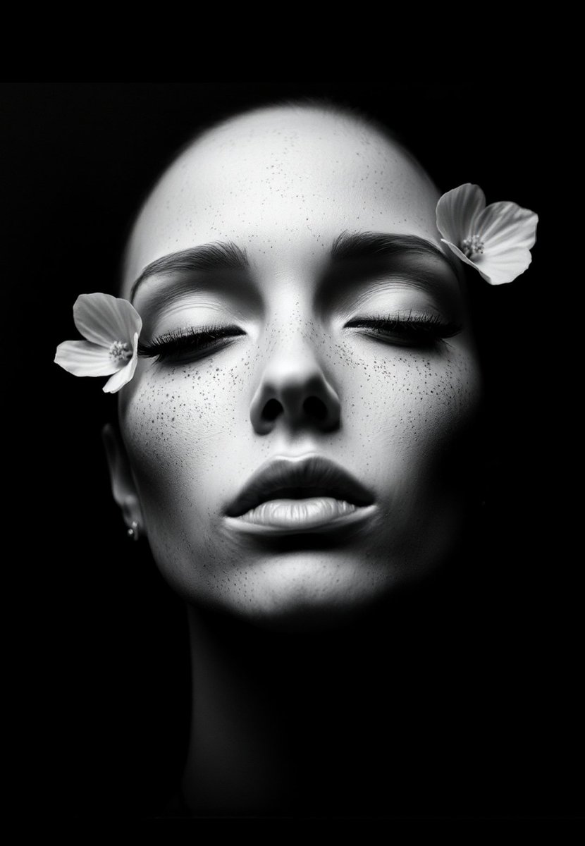 dovenft123's tweet image. Blossom Dreams

A serene, monochrome portrait of a woman with closed eyes, symbolizing peace and inner beauty. The flowers add a touch of purity.

objkt.com/tokens/KT1HRmC…