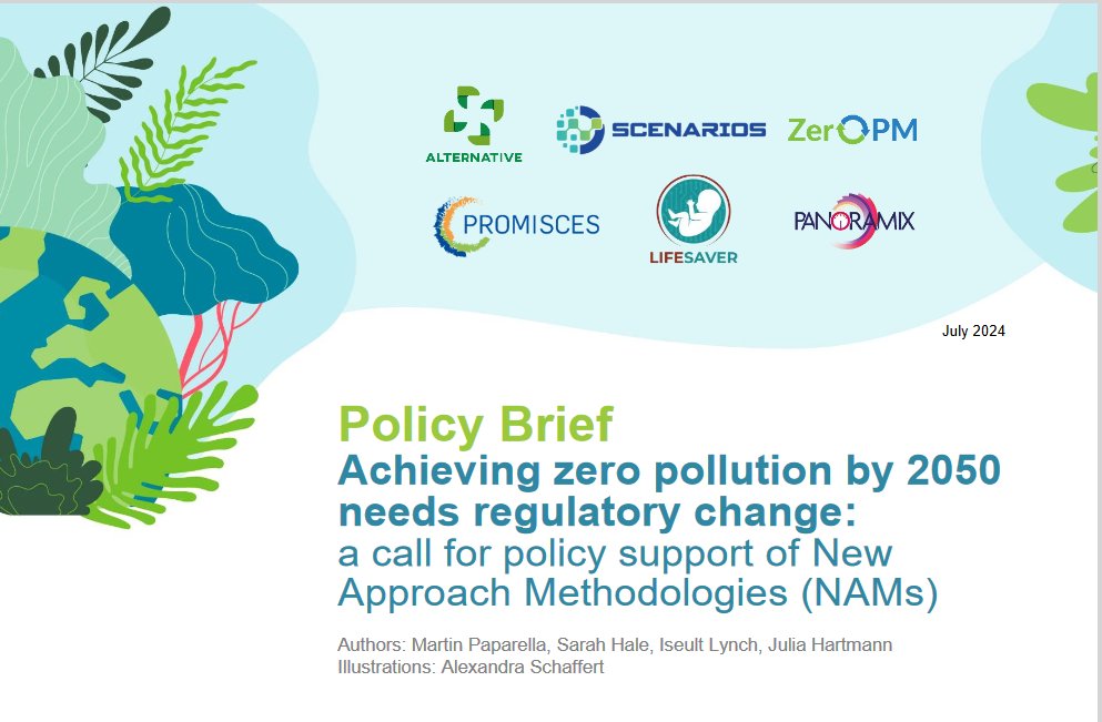 Curious to know the potential roadmap for zero pollution goal which needs a shift to animal free regulatory system then read the recent "Policy brief from Green Deal sister projects" at: alternative-project.eu/wp-content/upl…
<a href="/LifeSaver_H2020/">LifeSaver</a> <a href="/ScenariosEU/">Scenarios Project EU</a> <a href="/ZeroPM_H2020/">ZeroPM</a> <a href="/Promisces_EU/">PROMISCES</a> @panoramix